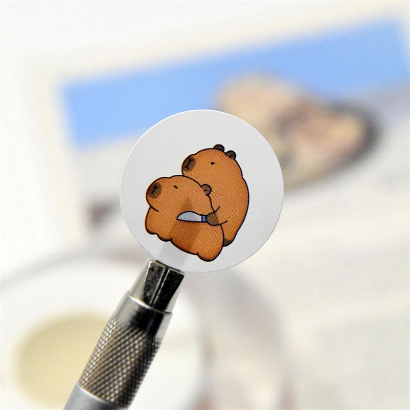 500 шт. мультяшные милые наклейки капибара наклейки украшения сделай сам телефон ноутбук чемодан ноутбук холодильник дети наклейки