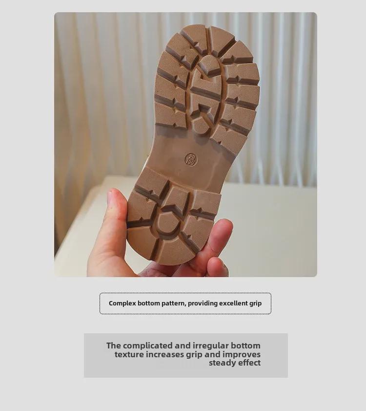 Ботинки Martin Princess для девочек осень/зима 2024 года с вышивкой – короткий стиль для детей