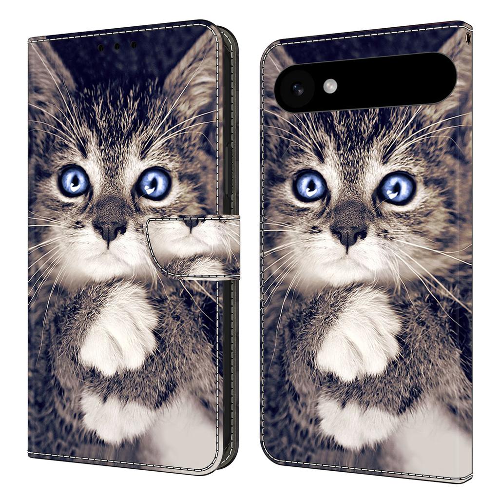 For iPhone 17 Air Leather Case Pattern Printing Wallet Stand Flip Phone Cover