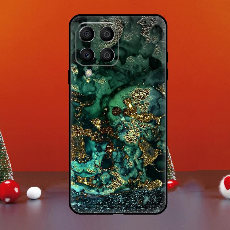 Agate Gem Crystals Marble Pattern For Samsung Galaxy M33 M13 M35 M53 M11 M21 M31 M55 M15 M14 M34 M54 M12 M32 M52 M06 M16 Case