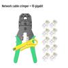 Professional Multifunctional Network Cable Crimper & Tester Set for Cat 5/6