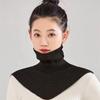 Winter Warm Knitted Scarves Irregular Design Neck Protection Fashion Turtleneck Scarf  for Women