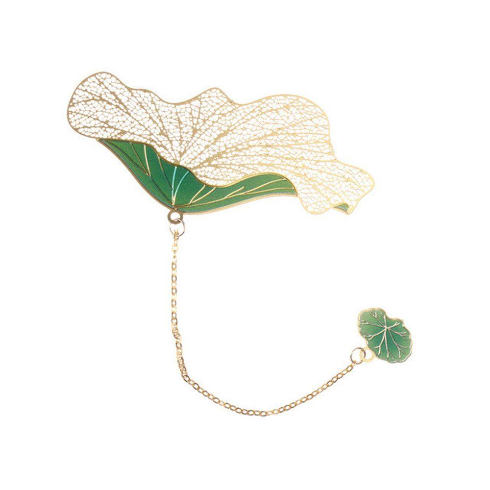 Leaf Vein Apricot Leaf Rose Flower Leaf Bookmark Hollow Bookmark Metal Bookmark Vintage Bookmark