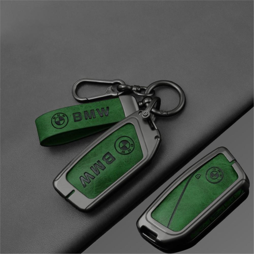 ujhzt6 Fashion Leather Car Key Case Cover for BMW 740i 760i 5 Series G60 X1 X2 X5 X6 X7 IX1 IX2 IX I5 I7 G05 Car Interior Accessories