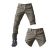 Motorcycle Protective Trousers Men's Motorcycle Jeans Breathable Wear-Resistant With 2 Pairs Of Hip And Knee Protectors Removable Pads