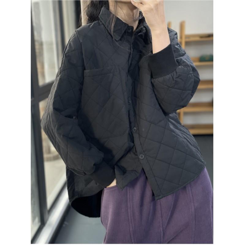 Women's Spring and Autumn Long Sleeved Loose Casual Jacket with A Stylish Commuting Top