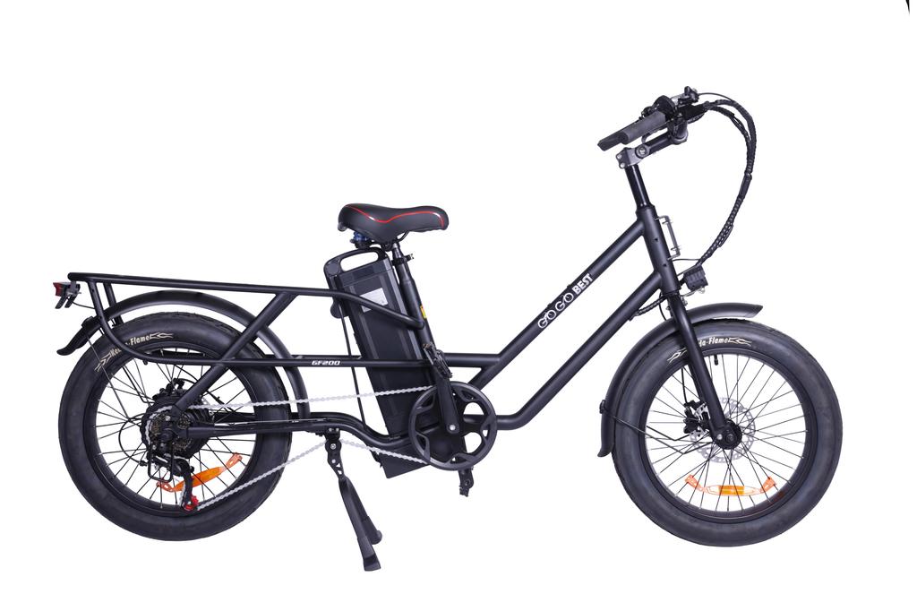 Электровелосипед Gogobest GF200 для взрослых, 500 Вт, бесщеточный двигатель, литиевая батарея 48 В 15,6 Ач, 20-дюймовые колеса, для городской езды