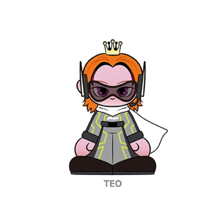 P1Harmony P1KIDS POP-UP [Привет, мир] MD : ОФИЦИАЛЬНАЯ КУКЛА ПЕРСОНАЖА (HERO версия)