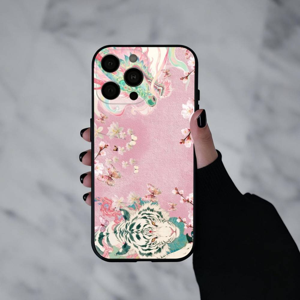 Чехол для телефона T-tiger P-poster для iPhone 17pro, 16, 15, 14, 13, 12, 11 Plus, Pro Max, XS, Мягкий силиконовый черный чехол