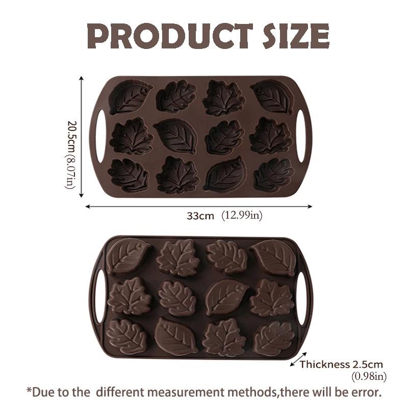 Антипригарная силиконовая форма для выпечки кексов и маффинов с формами орехов и листьев, DIY форма для шоколада, Форма для выпечки для тортов, желе, хлеба, Форма для выпечки