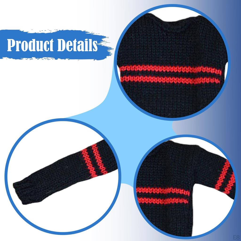 1/6 Мужские экшн-фигурки Свитер Одежда,Косплей,Наряжаться,DIY Сцена Фотореквізит Кукольная одежда Костюм