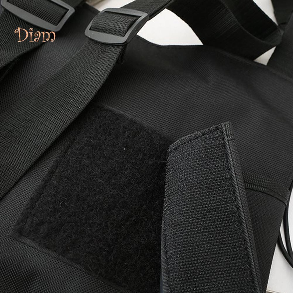 Daydreamer ОТКРЫТЫЙ СПОРТИВНЫЙ ПРЕДМЕТ Унисекс Регулируемый жилет Нагрудная подвесная сумка Двойная поясная сумка через плечо