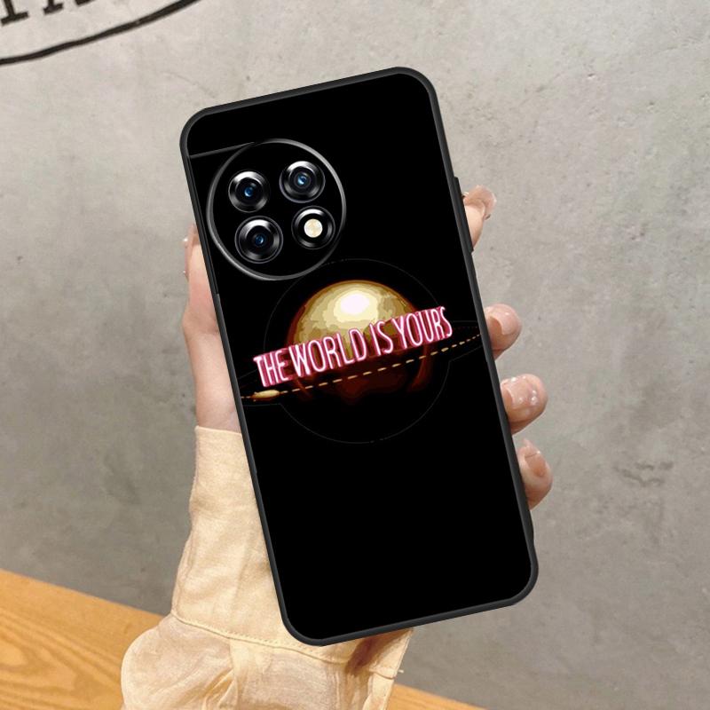 Чехол Scarfaces The World Is Yours для OnePlus 15 15R 13R 13 13T 12 12R 11 10 9 Pro 10T Nord 5 CE 4 2 3 Lite N20 N30