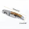 Деревянная открывалка для бутылок вина Штопор из нержавеющей стали Открывалка для пивных банок Деревянный нож в виде морского конька Винные аксессуары Бар Reatarant Главная