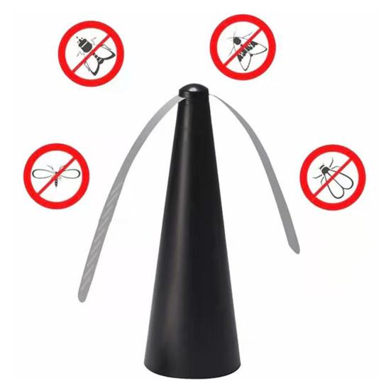 Fly Repellent Fan Table Fan Against Flies USB/Battery Powered Fly Repeller for Outdoor Camping Kitchen Parties Safe Portable Fly Repellent