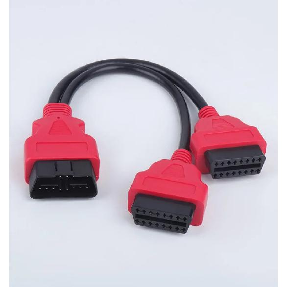 OBD2 1/2 Адаптер Кабель Удлинитель OBD Удлинитель 12В Автомобильный Универсальный 16-контактный Разветвитель