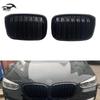 Накладка на решетку радиатора с двойной планкой и сеткой от насекомых для BMW X3/X4 2017-20