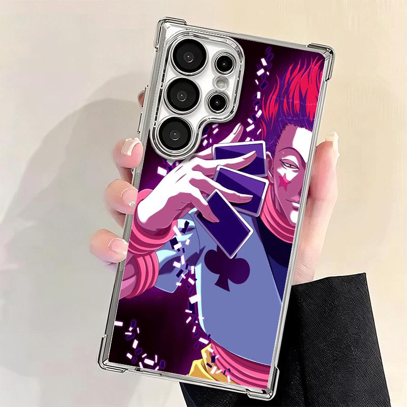 Чехол для телефона Hunter X-Hunters Hisoka Мягкий для Samsung Galaxy S26 Ultra S25 Edge S24 FE S23 Plus S22 S21 + S20 Покрытие Защита от падения Fu