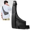 Anti-theft Close-fitting Gun Bag Triangle Bag Casual Leather Men's Bag Left and Right Crossbody Casual Chest Bag