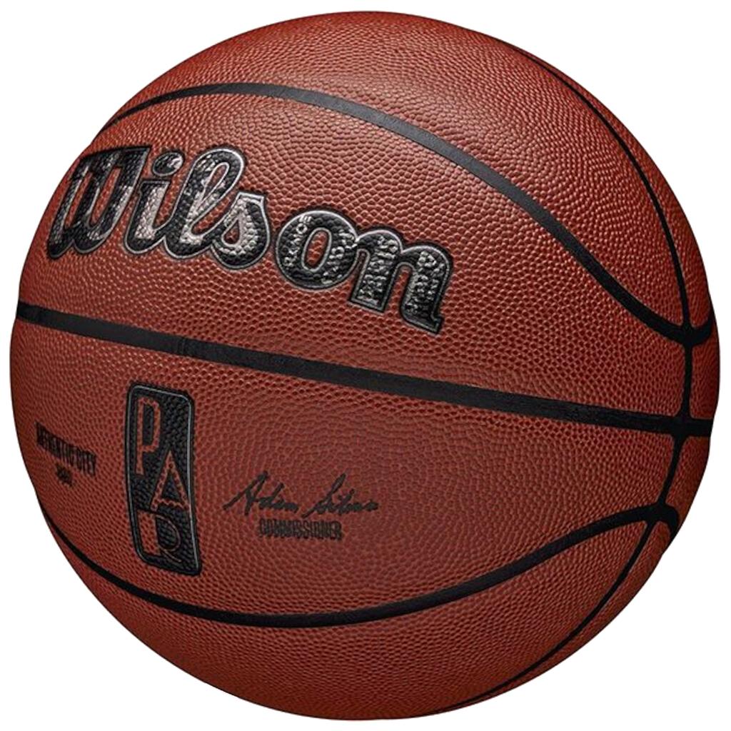 Wilson NBA Authentic City Paris Ball, Unisex orange Basketball