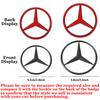 Hot Car Sticker Car Steering Wheel Badge Replacement Sticker for Mercedes Benz AMG A B R G Class GLK GLA CLA GLB GLC E200 V177 W