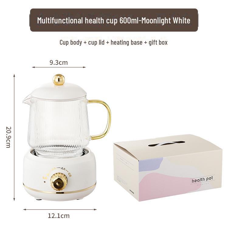 Мини-заварник с цветочным узором и чашка для здоровья — элегантный офисный подарок