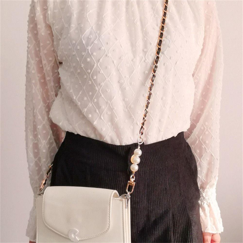 Pearl Mobile Phone Lanyard Pickup Chain Phone Strap Universal Phone Crossbody Chain  Phone Case