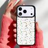 Цветочный Радужный Чехол-Накладка с Стрекозой для iPhone 17 16 15 14 13 Pro Max Задняя Крышка для 12 11 Pro Coque