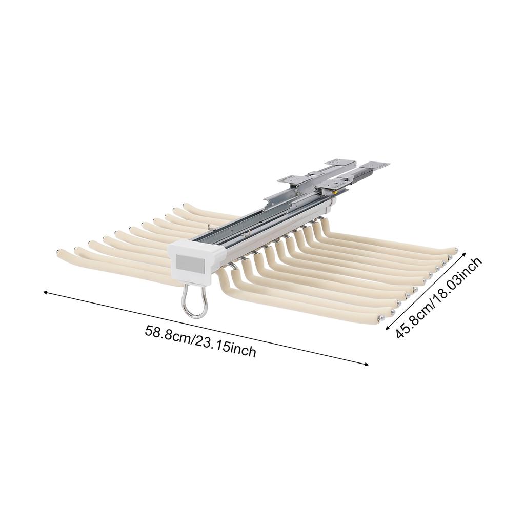 Двухрядная вешалка для брюк, выдвижной держатель для брюк для гардероба, многофункциональный органайзер для брюк, для полотенец, шарфов