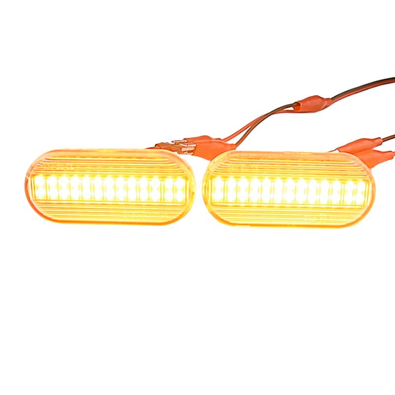 Динамический плавный светодиодный боковой габаритный указатель поворота для VW Transporter T5 Polo Golf 3 4 Passat B5 Sharan Lupo Bora Multivan