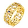 925 Silver Rings Sparkling Starry Night Heart Firefly Vintage Rings for Women Wedding Engagement Birthday Jewelry Gift