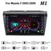 Для Mazda 3 2003-2009 с кнопкой Android автомобильный радиоприемник мультимедийный плеер навигация стерео GPS 2 Din 1 + 16 ГБ