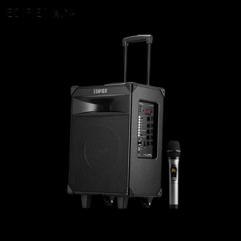 Edifier D3-8s 8-inch Portable Bluetooth KTV Outdoor PA Speaker with Wireless Microphone