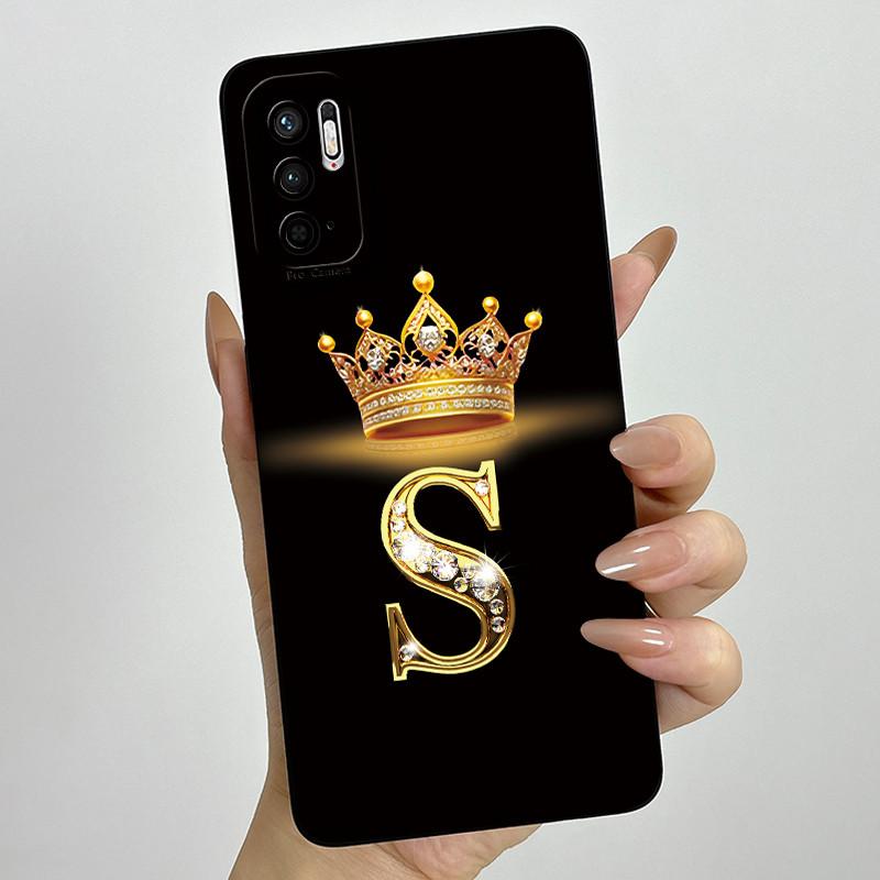 Для Redmi Note 10 5G Note 10T 5G Модный Чехол для Телефона с Первоначальной Буквой для Пары Redmi Note10 5G 10T Мягкий Силикон ТПУ Защитный Чехол