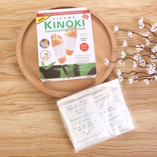 10 шт. Детокс-пластыри для ног Наклейки Похудение Удаление влаги Клейкая подушечка