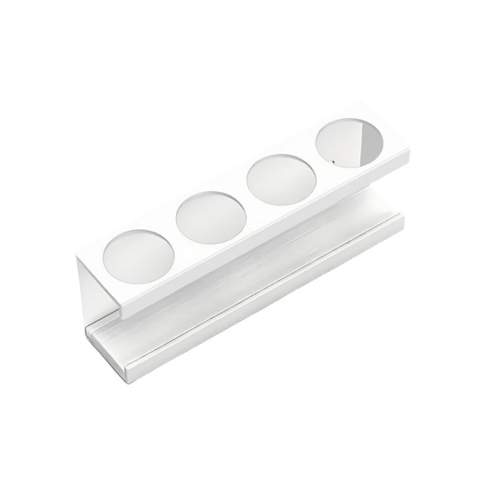Space Saving 4-Slot Toothbrush Holder Wall Mounted Storage Rack Bathroom Organizer  for Bathroom
