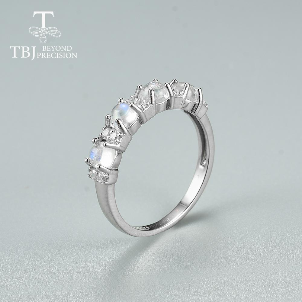 100% натуральный лунный камень, круглые серьги-кольца диаметром 4,0 мм, комплект ювелирных изделий из стерлингового серебра 925 пробы, простые женские изысканные украшения для повседневного ношения