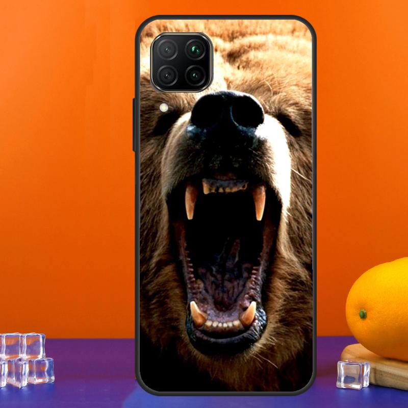 Grizzly Bear Animal For Huawei Nova 12s 12i 11i 5T 9 10 SE Y91 Y90 Y60 Y70 Y72 Y61 P60 Pro P20 P40 P30 Lite Case