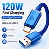 111 Вт Кабель Super Fast Charging Кабель USB A на Type C Шнур Быстрая Зарядка Телефон Type C-C Кабели Для Samsung Xiaomi iPhone