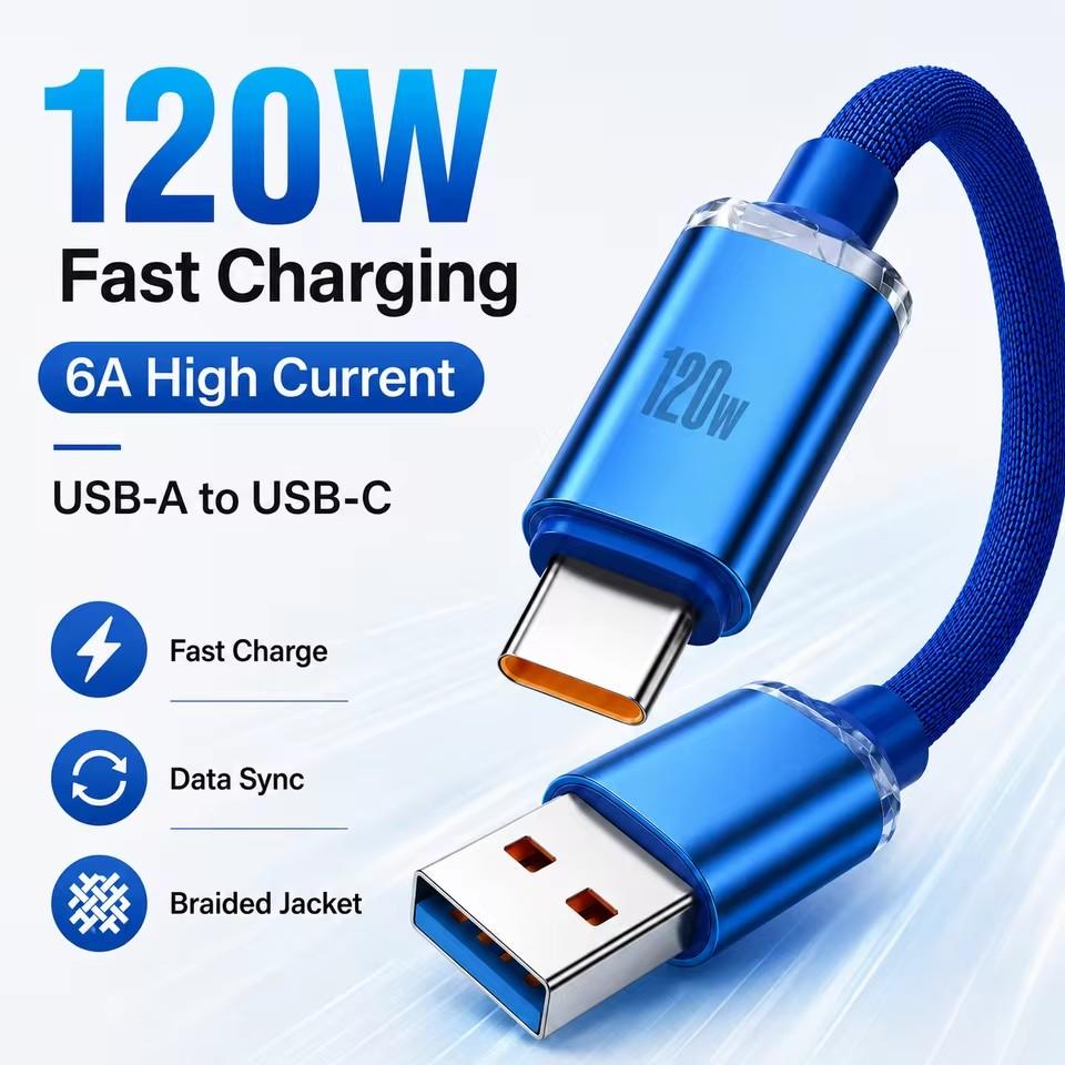 111 Вт Кабель Super Fast Charging Кабель USB A на Type C Шнур Быстрая Зарядка Телефон Type C-C Кабели Для Samsung Xiaomi iPhone