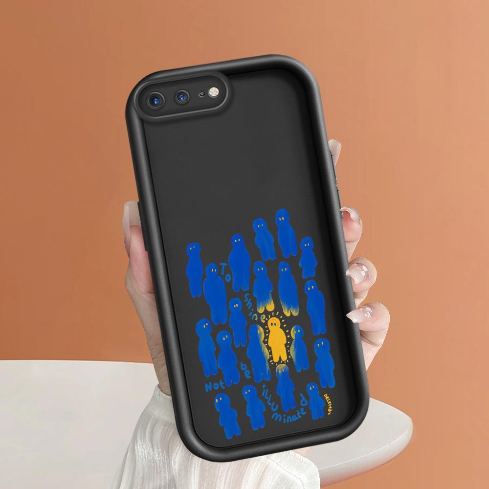 Чехол для телефона с рисунком синего рисунка и рисунком для iPhone Samsung Galaxy Xiaomi Redmi POCO HUAWEI Honor, противоударный резиновый чехол