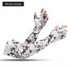 Unisex Two-Finger Ice Silk Sun Protection Sleeves with Anti-Slip Grip for Summer Cycling and Driving