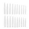 10pcs Professional Long Pointed Nail Tip Home Salon Fake False Nail Set Manicure Tool