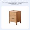 Bedside Drawer Unit Nordic Design Nightstand Space-Saving Design Particle-Resistantresistant Drawers for Renters, Students