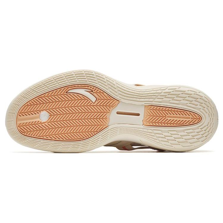 Anta GH3 Nitrogen Technology амортизация износостойкие отскок низкие баскетбольные кроссовки мужские светло-розовые оранжевые 112241103-2