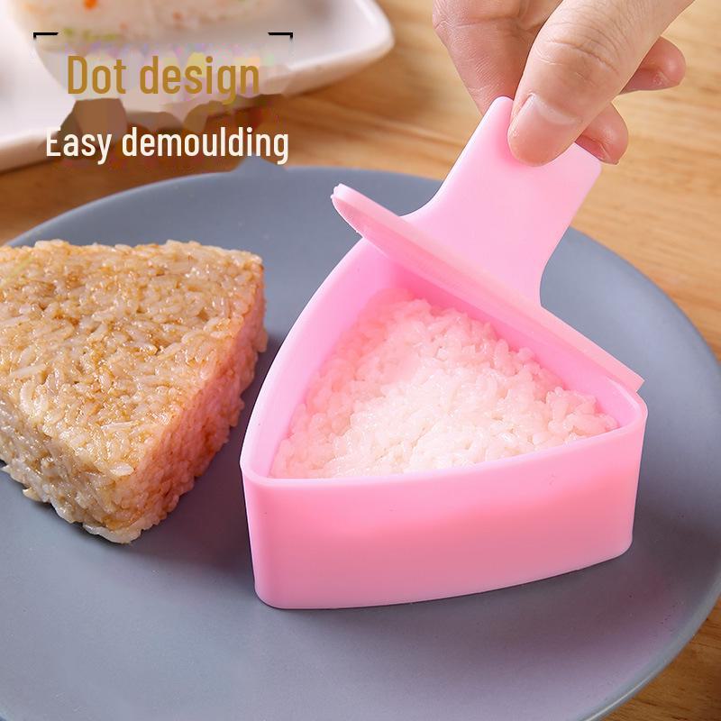 Японская треугольная форма для рисовых шариков - инструмент для прессования водорослей для суши Bento DIY, пищевой.