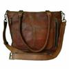Women's Real Vintage Leather Shoulder Bag Brown Satchel Shopping Handbag Purse