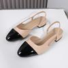Fashion Sandals for Women Summer Wear 2025 Low Heel Fashionable and Comfortable Single Shoes