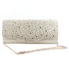 Women Evening Bag Sparkly Glitter Rhinestone Multifunctional Handbag for Dinner Party Wedding Gold Free Size