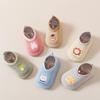 Детские напольные носки для девочек и мальчиков для осени и зимы, домашние, комнатные, для первых шагов, сетчатые, дышащие, с мягкой подошвой, нескользящие, детские напольные туфли